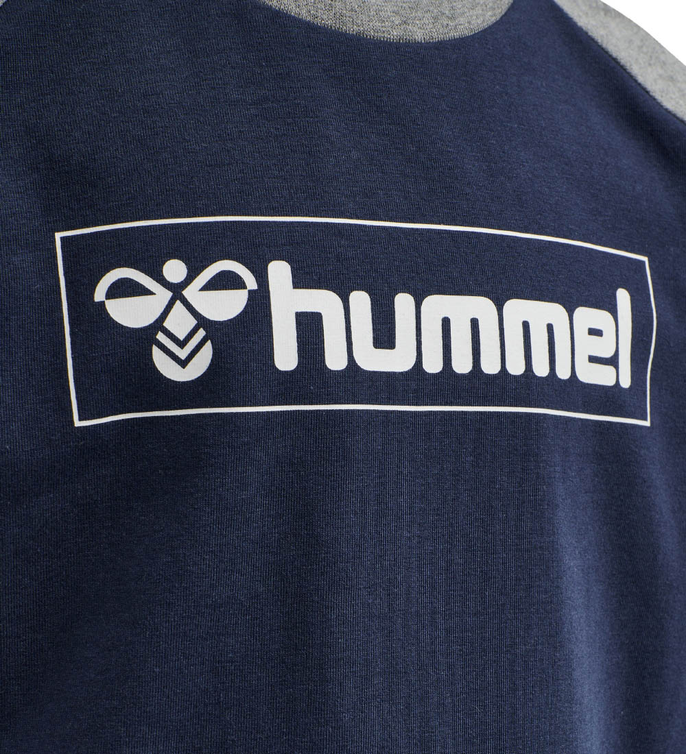 Hummel Bluse - hmlBOX - Navy/Gr