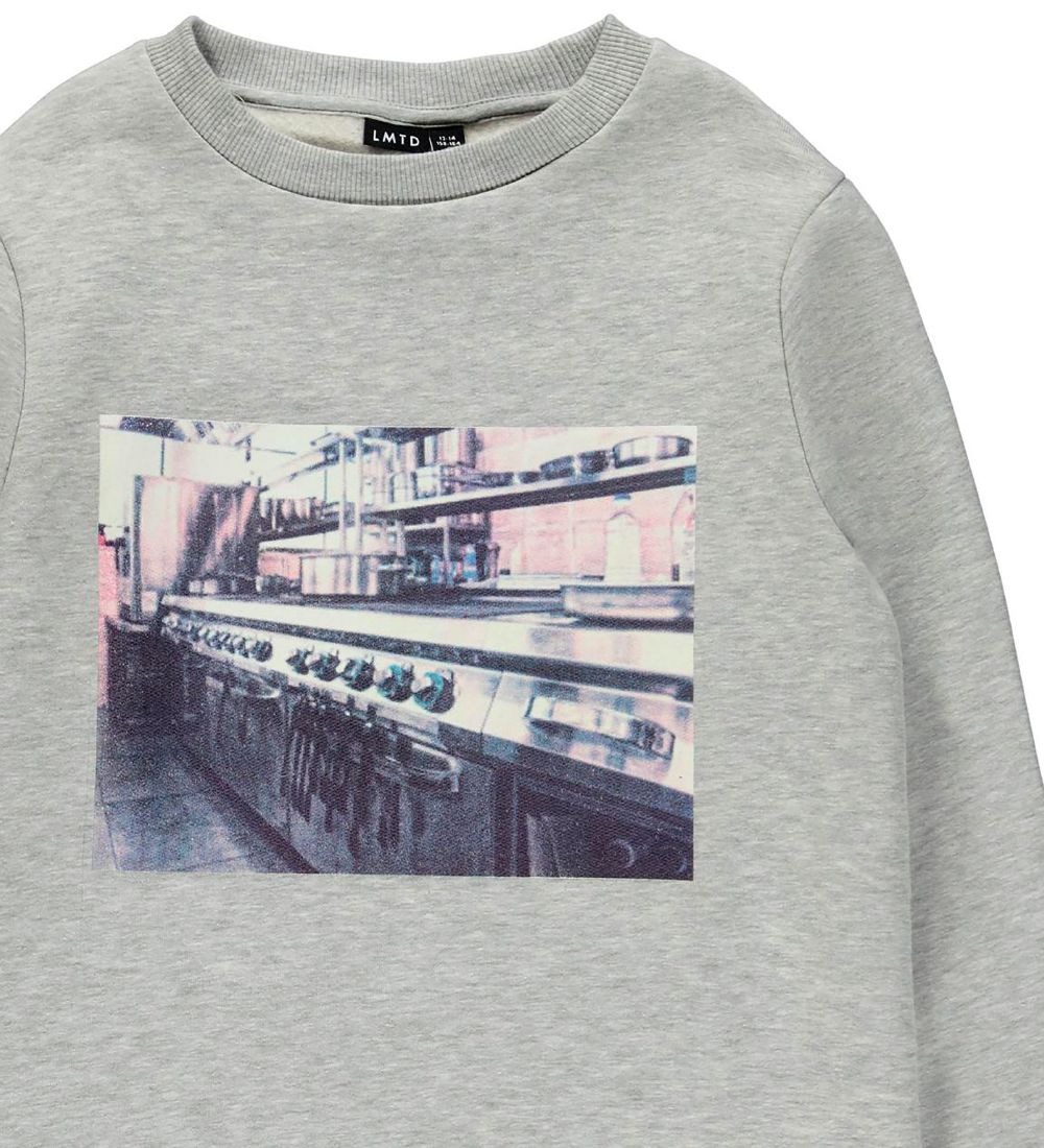 LMTD Sweatshirt - NlmRasmus - Light Grey Melange