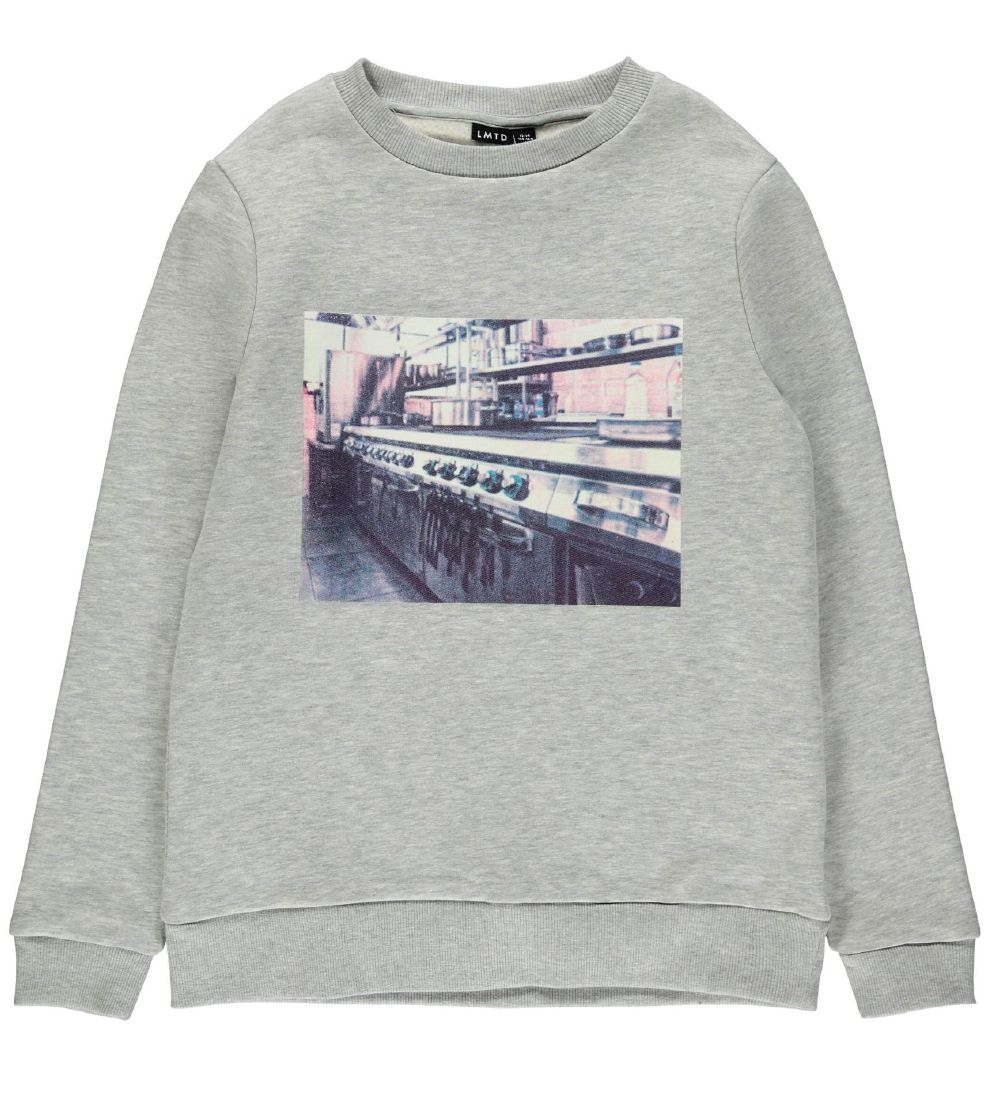 LMTD Sweatshirt - NlmRasmus - Light Grey Melange