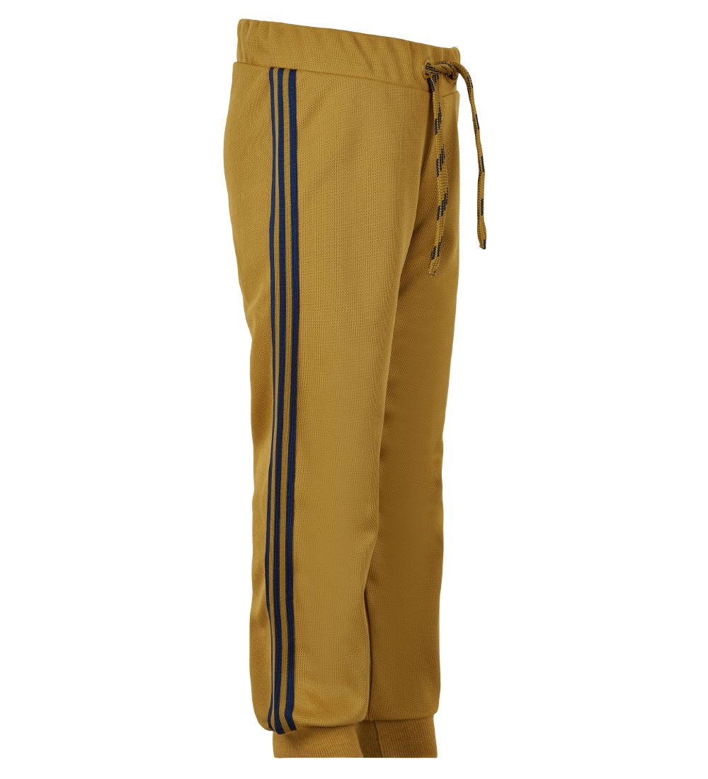 Minymo Bukser - Mustard Gold m. Navy
