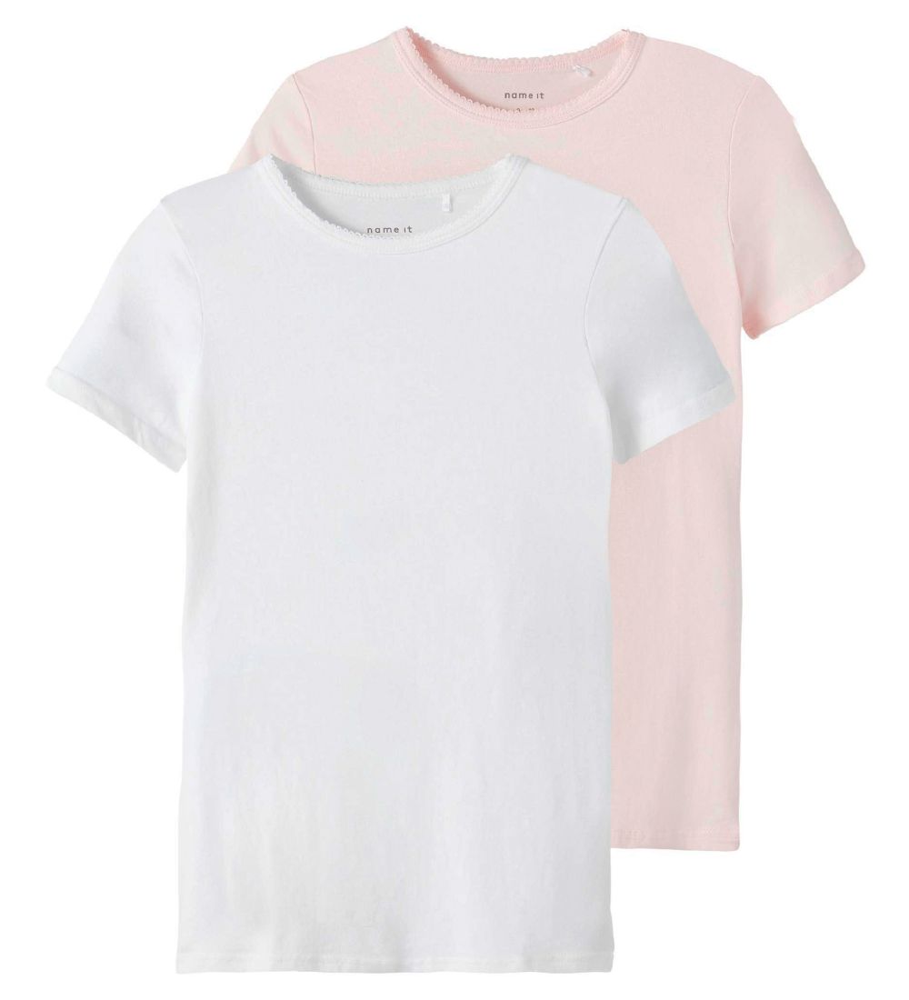 Name It T-shirt - Noos - NkfTop - 2-pak - Barely Pink