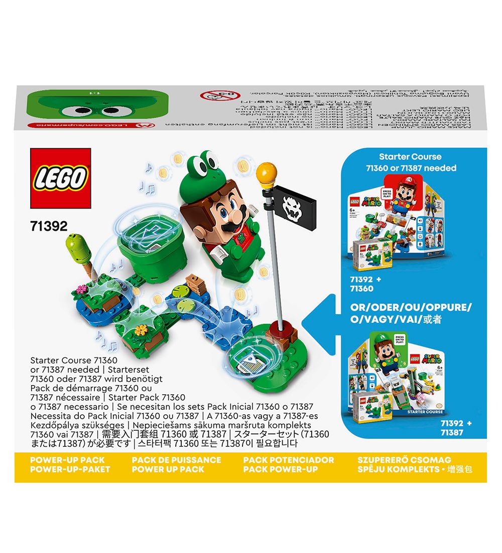 LEGO® Super Mario - Frø-Mario Powerpakke 71392 - 11 Dele