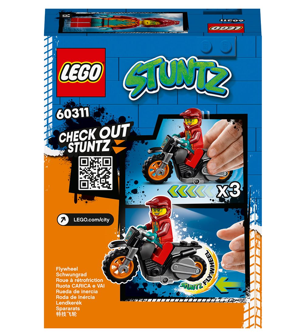 LEGO City Stuntz - Ild-stuntmotorcykel 60311 - 11 Dele