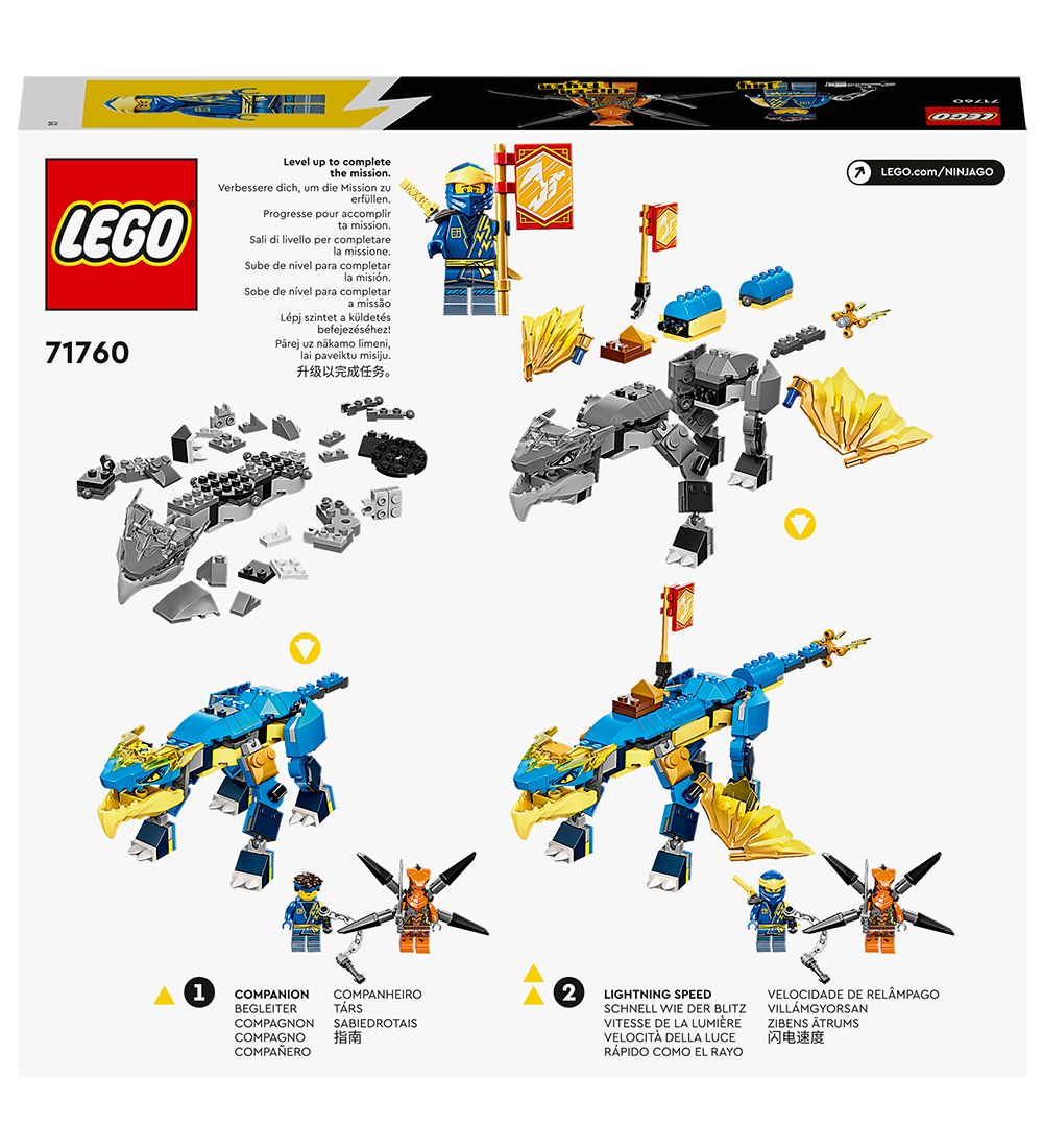 LEGO Ninjago - Jays Tordendrage EVO 71760 - 140 Dele