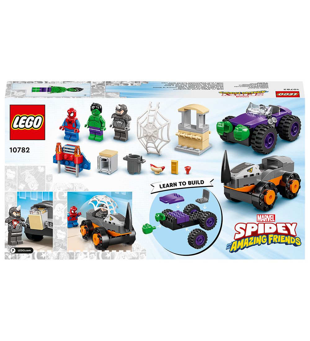 LEGO® Marvel Spider-Man - Hulk Og Rhinos Truck-Kamp 10782 - 110