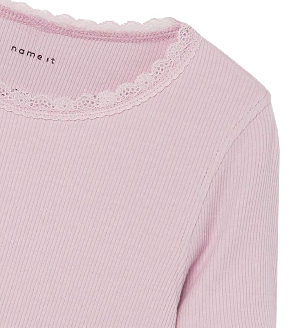 Name It T-shirt - Rib - Noos - NkfKab - Violet Ice