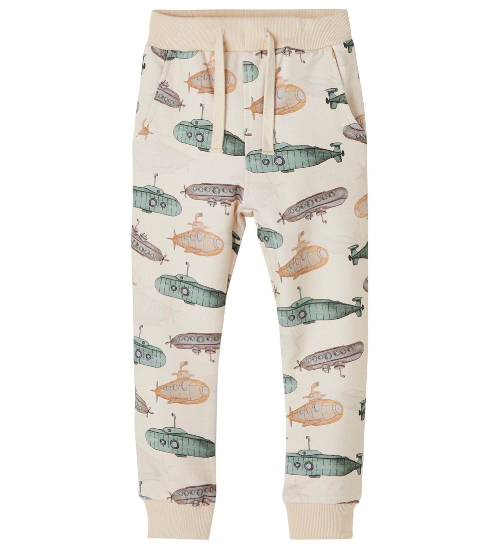 Name It Sæt - Bluse/Sweatpants - NmmFelix - Hedge Green