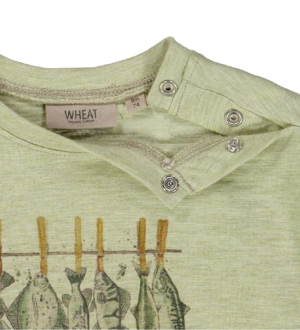 Wheat T-shirt - Tidal Foam Melange