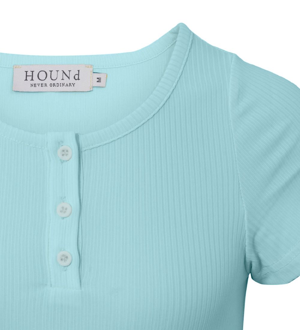 Hound T-shirt - Rib - Light Blue