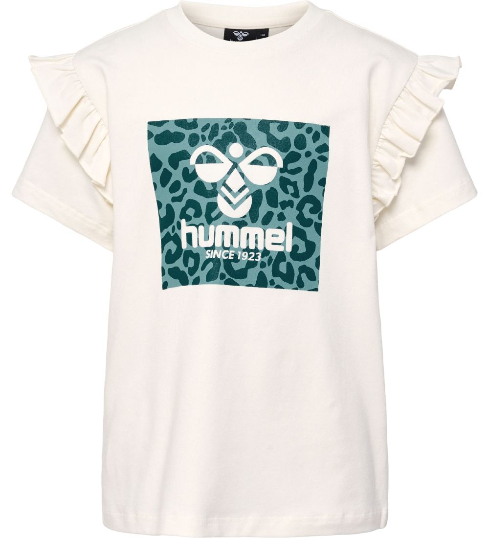 Hummel T-shirt - hmlFlowy - Marshmallow