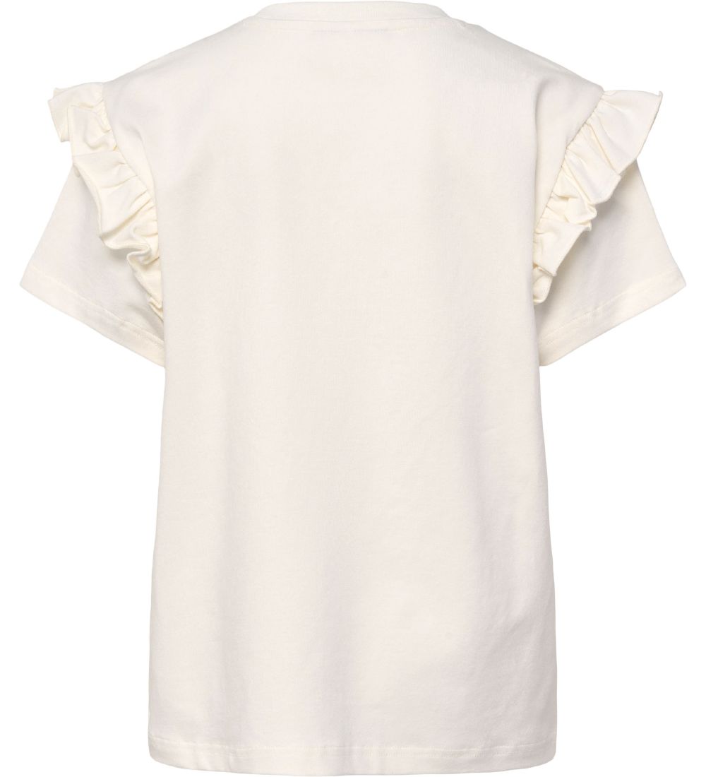 Hummel T-shirt - hmlFlowy - Marshmallow
