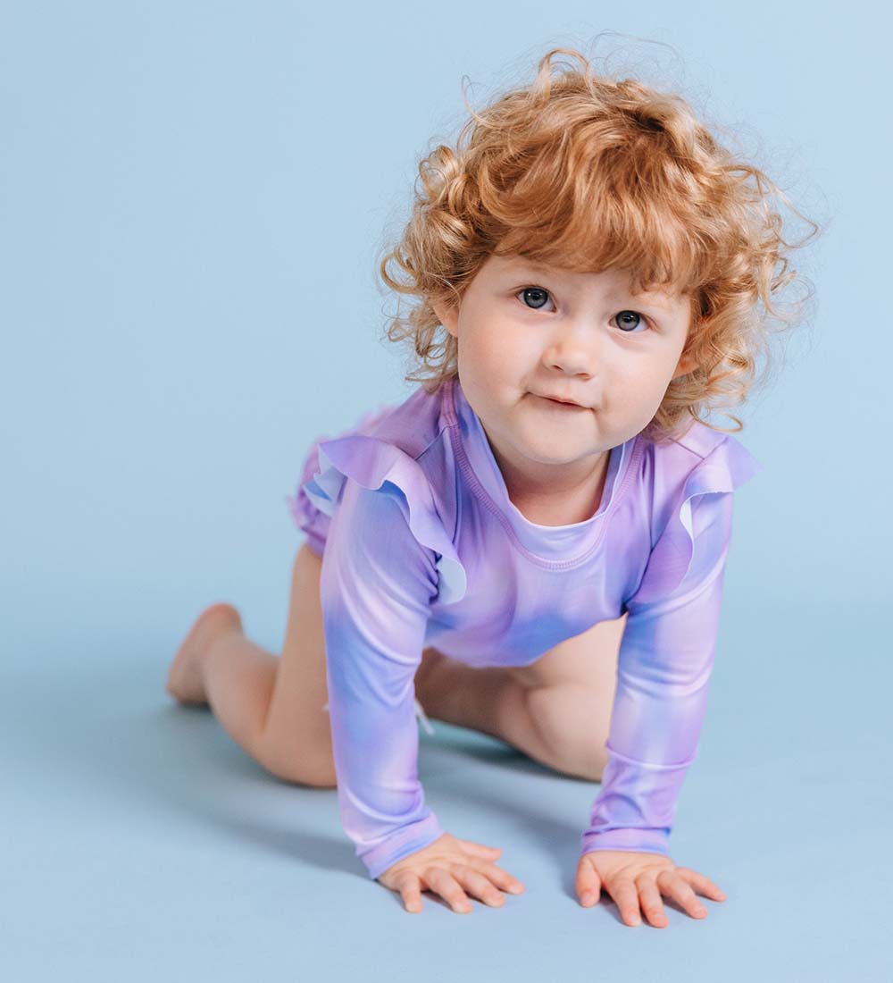 Soft Gallery Badebluse - UV50+ - SgBaby Fee - Orchid Bloom