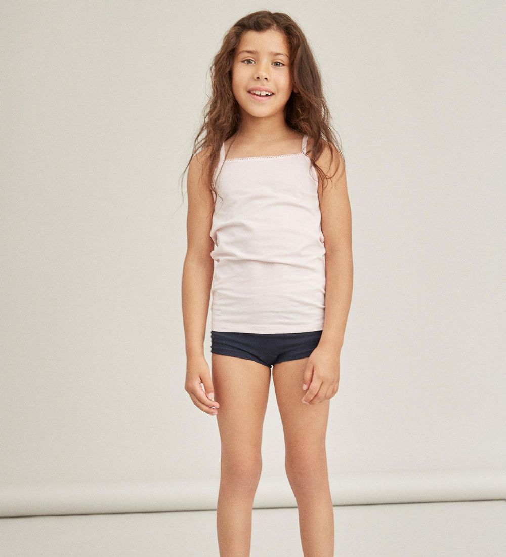 Name It Undertrøje - Noos - NkfStrap - 2-pak - Barely Pink & Gre