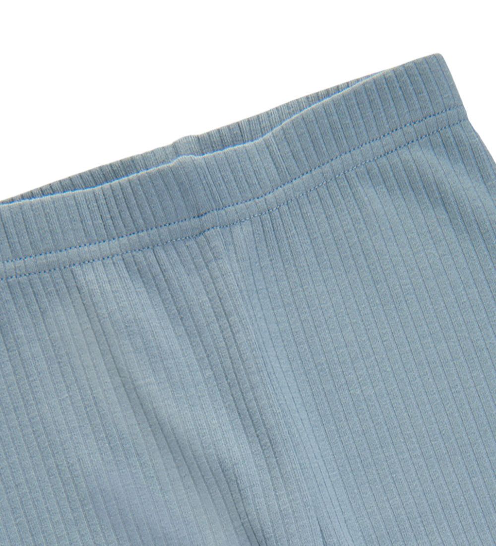 Soft Gallery Leggings - Rib - SGBaby Paula - Dusty Blue