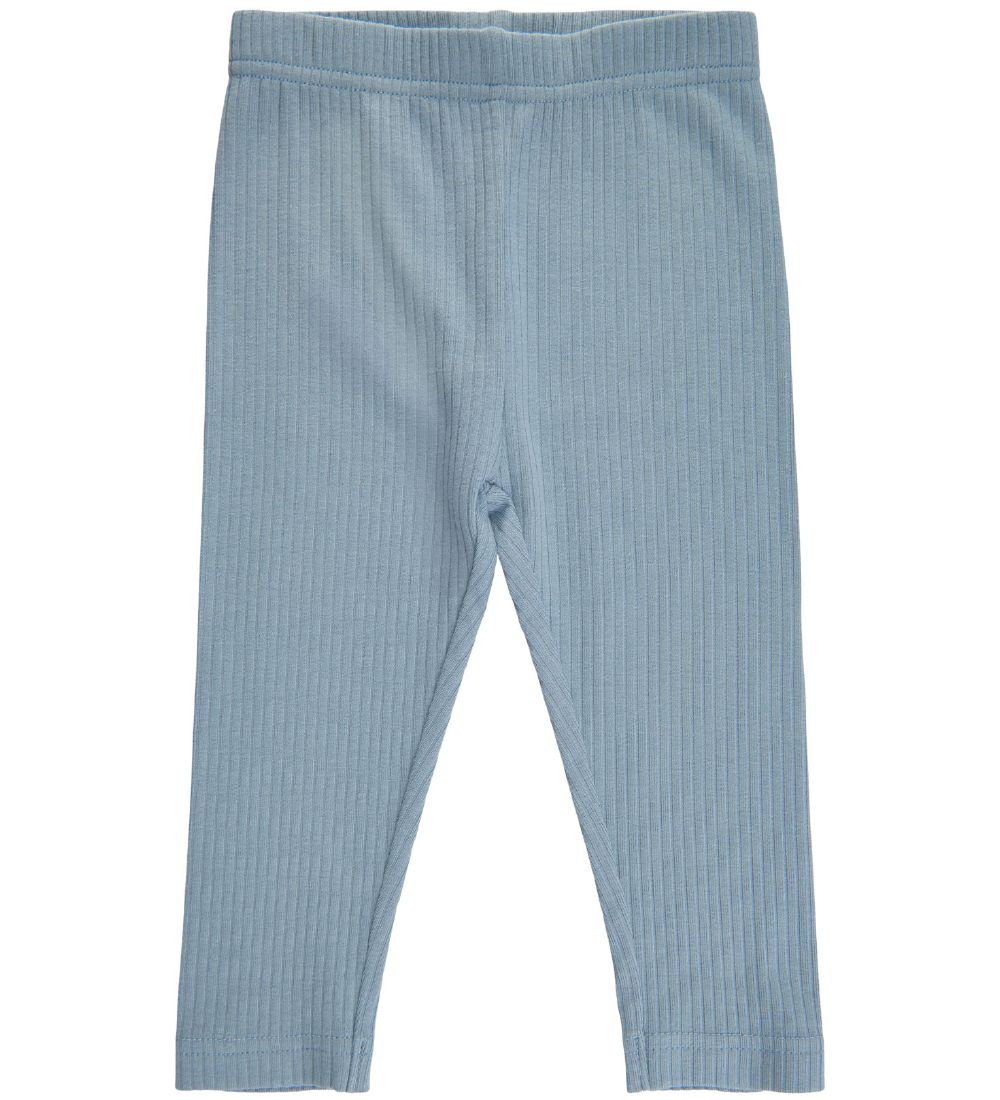Soft Gallery Leggings - Rib - SGBaby Paula - Dusty Blue