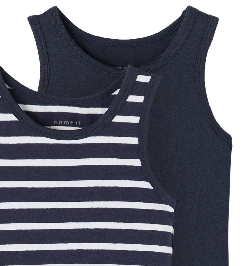 Name It Undertrøje - Noos - NkmTank - 2-pak - Dark Sapphire