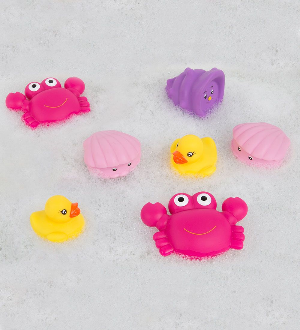 Playgro Badelegetøj - Floating Sea Friends - Pink