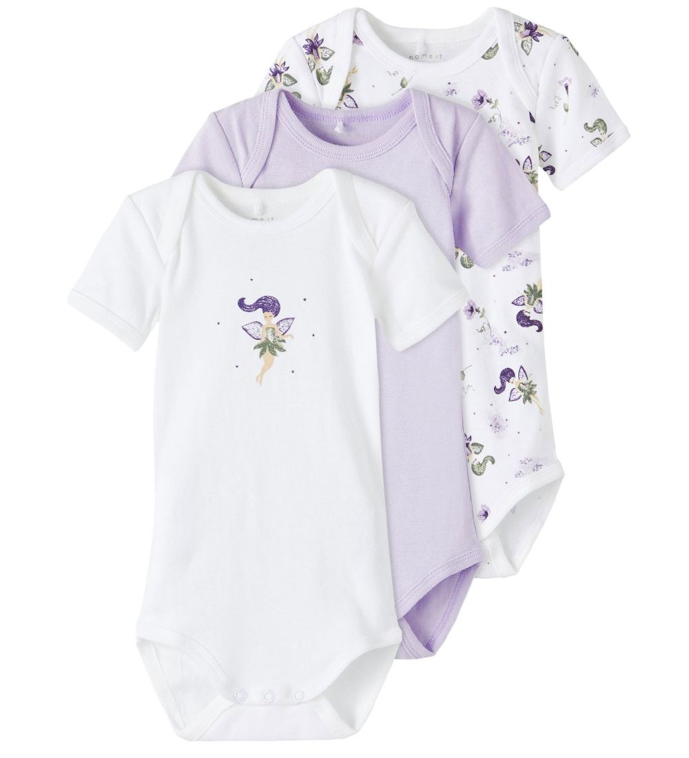 Name It Body k/æ - Noos - NbfBody - 3-Pak - Orchid Petal