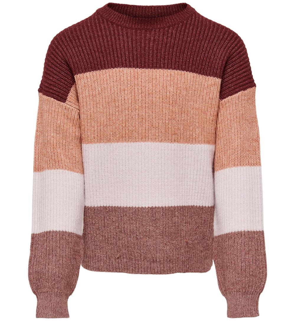 Kids Only Bluse - Strik - Noos - KogSandy - Spiced Apple