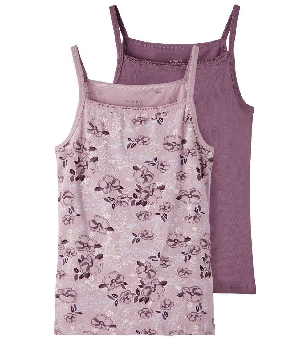 Name It Undertrøje - Noos - NkfStrap - 2-pak - Arctic Dusk