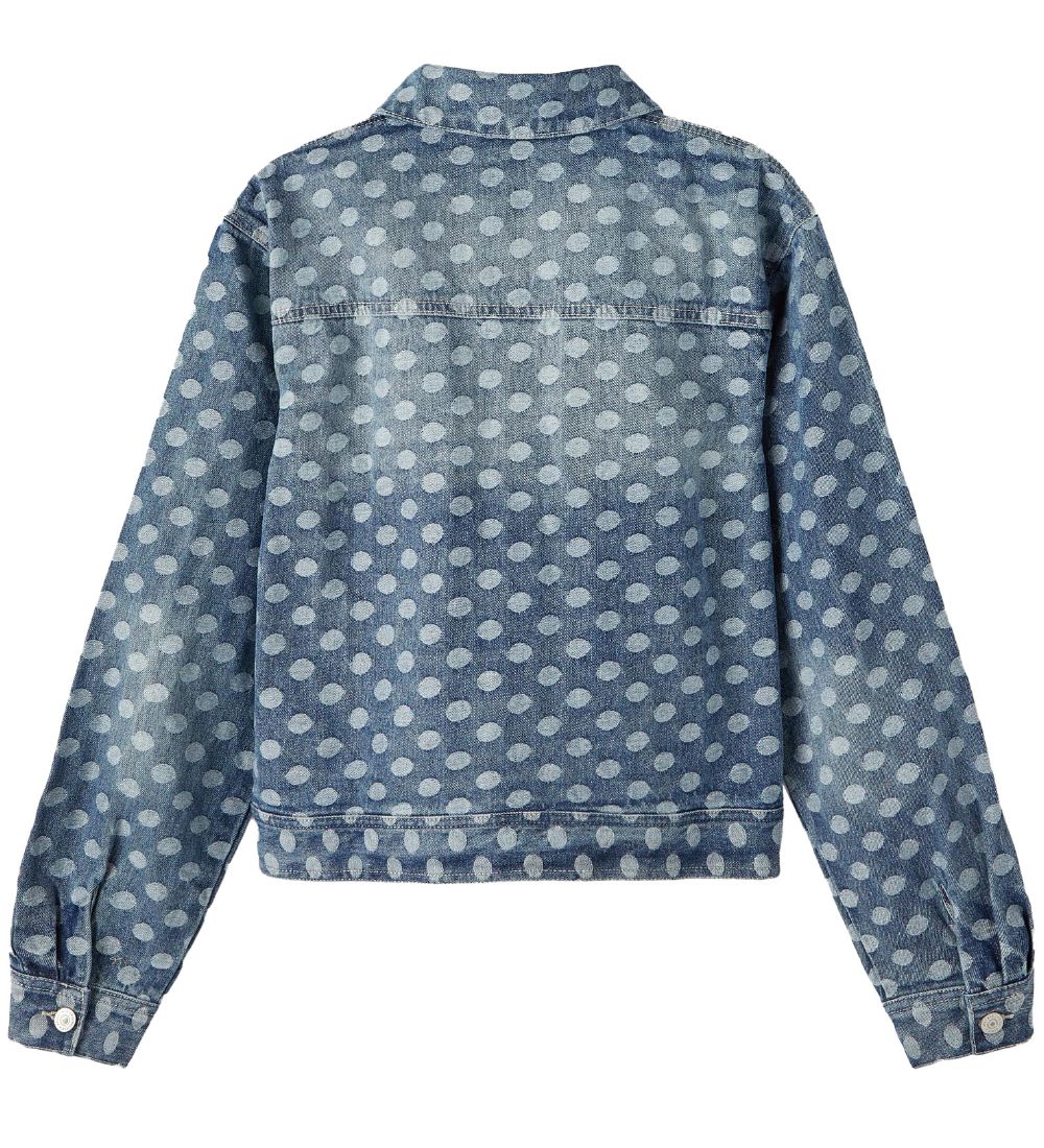 LMTD Denimjakke - NlfDotizza - Medium Blue Denim