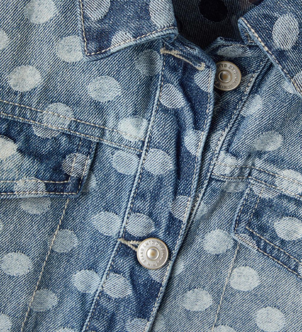 LMTD Denimjakke - NlfDotizza - Medium Blue Denim