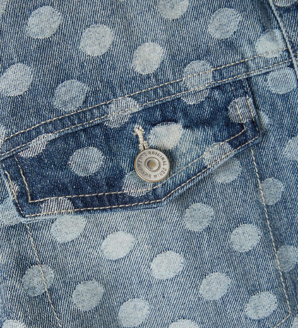 LMTD Denimjakke - NlfDotizza - Medium Blue Denim
