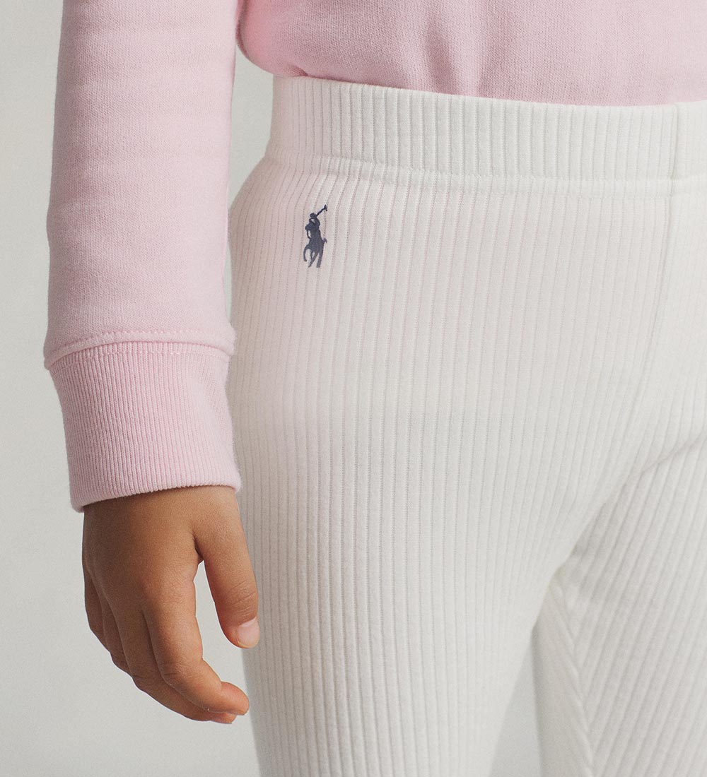 Polo Ralph Lauren Leggings - Rib - Classics ll - Hvid
