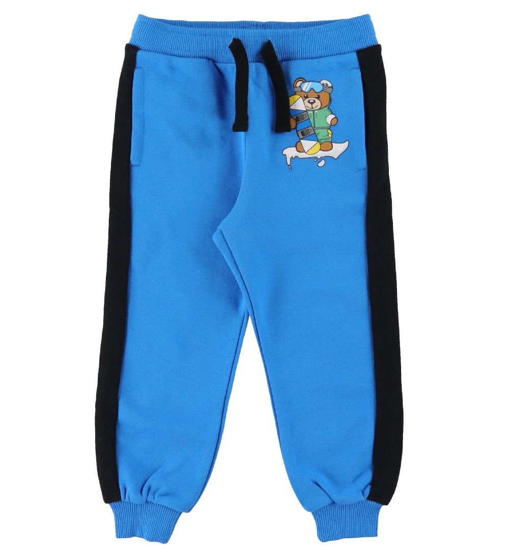 Moschino Sweatsæt - Brilliant Blue m. Print