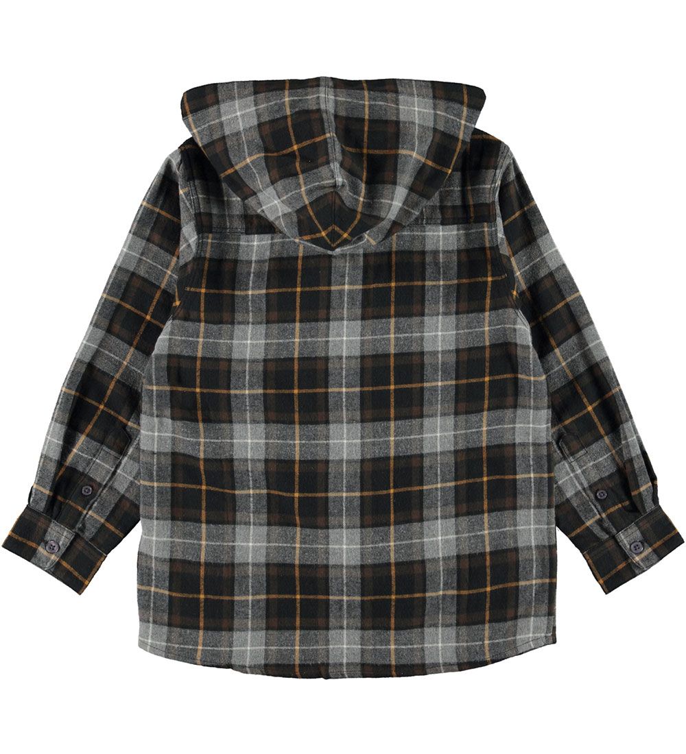 Molo Skjorte - Rizz - Grey Brown Check