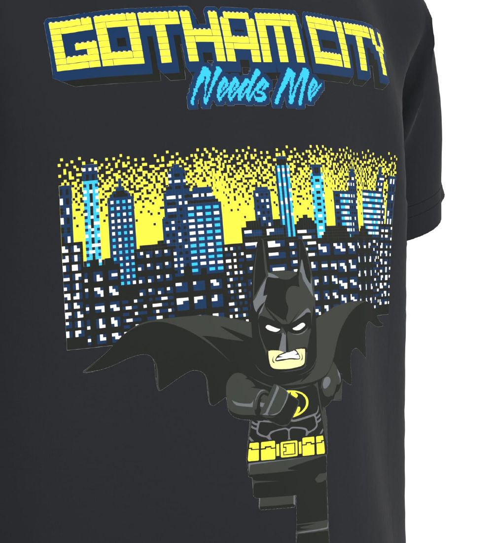 LEGO Batman T-shirt - Sort m. Print