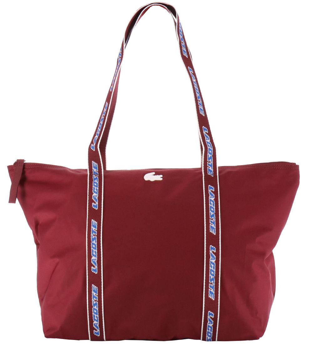 Lacoste Shopper - Large Shopping Bag - Cranberry