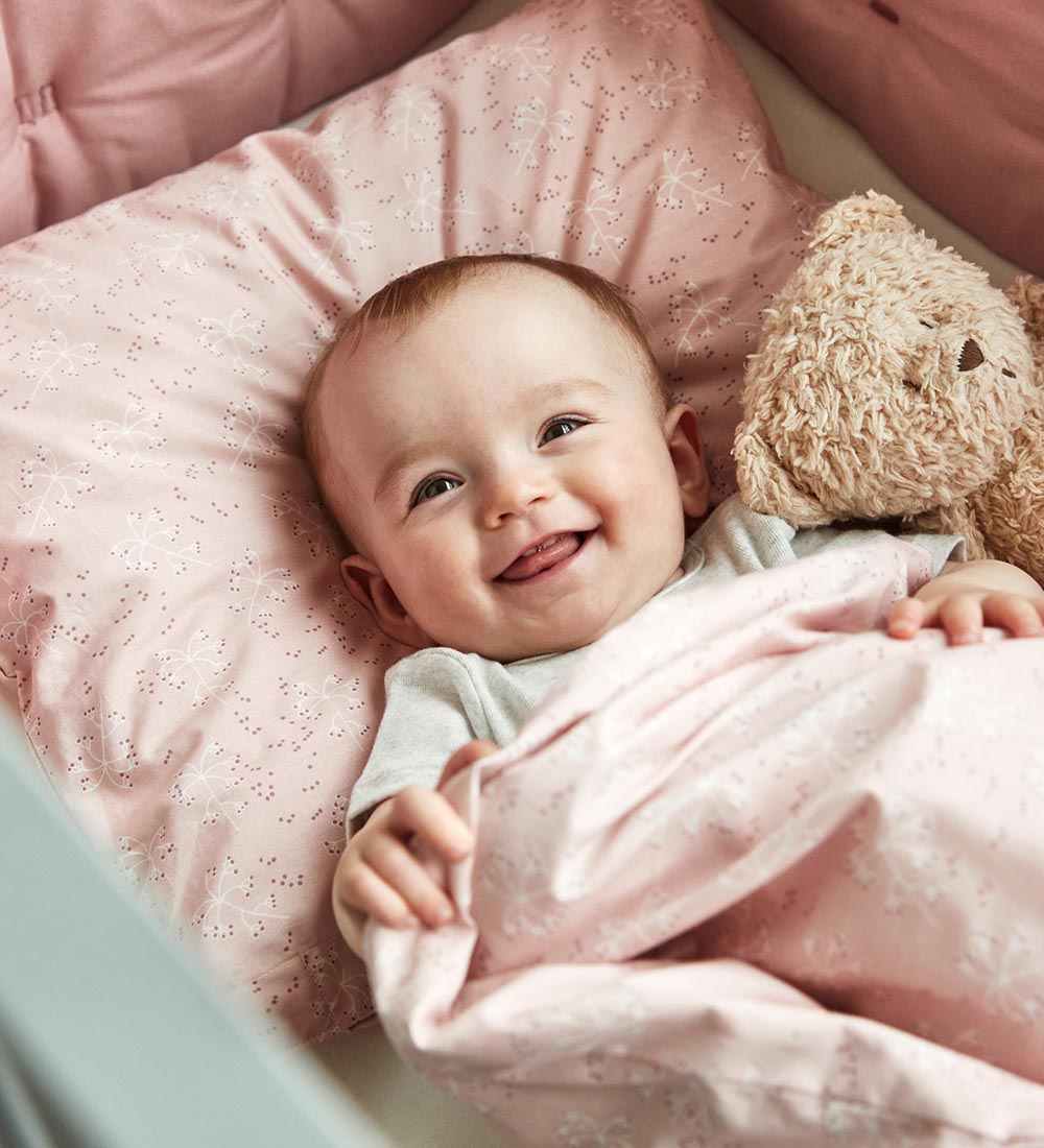 Leander Sengetøj - Baby - Meadow - Wood Rose