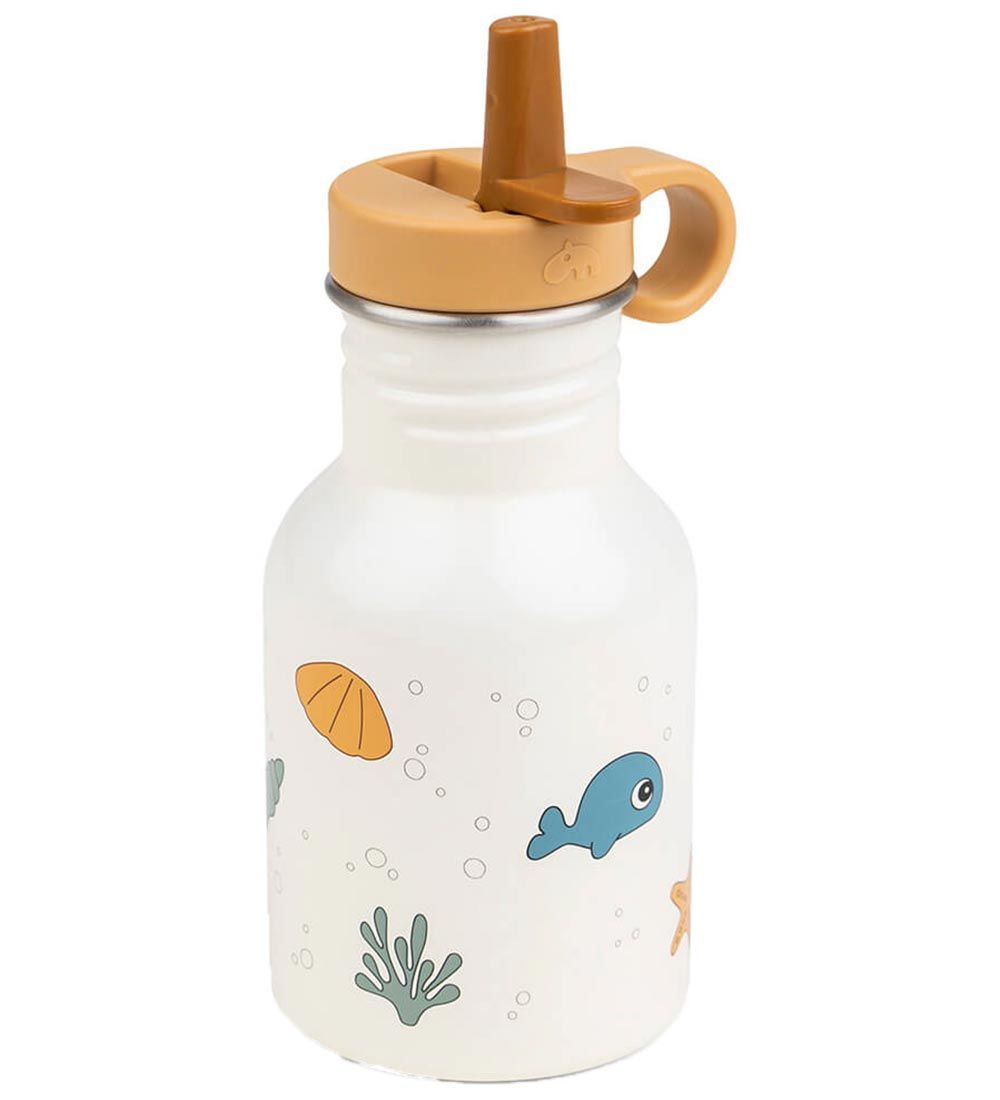 Done By Deer Drikkedunk - 350 ml - Sea Friends - Beige