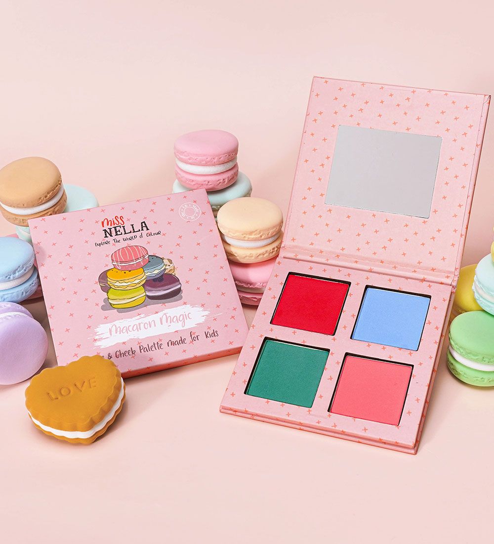 Miss Nella Øjen- og Kind Sminke - Macaron Magic