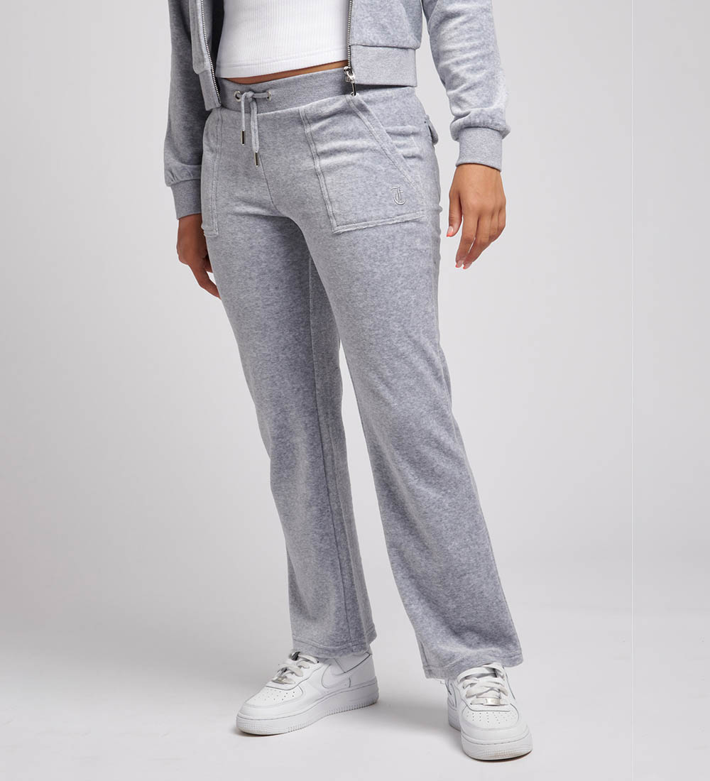 Juicy Couture Velourbukser - Heather Grey