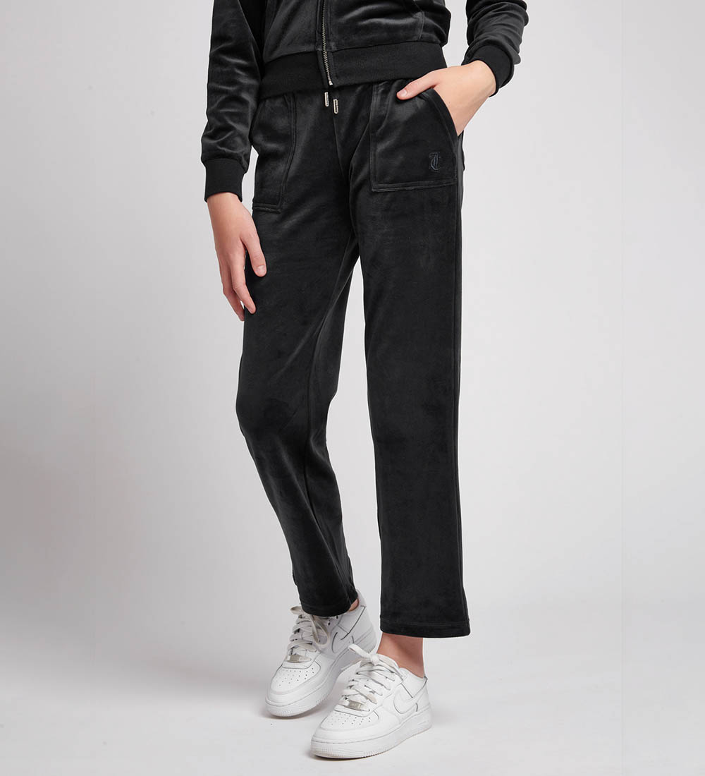 Juicy Couture Velourbukser -  Jet Black