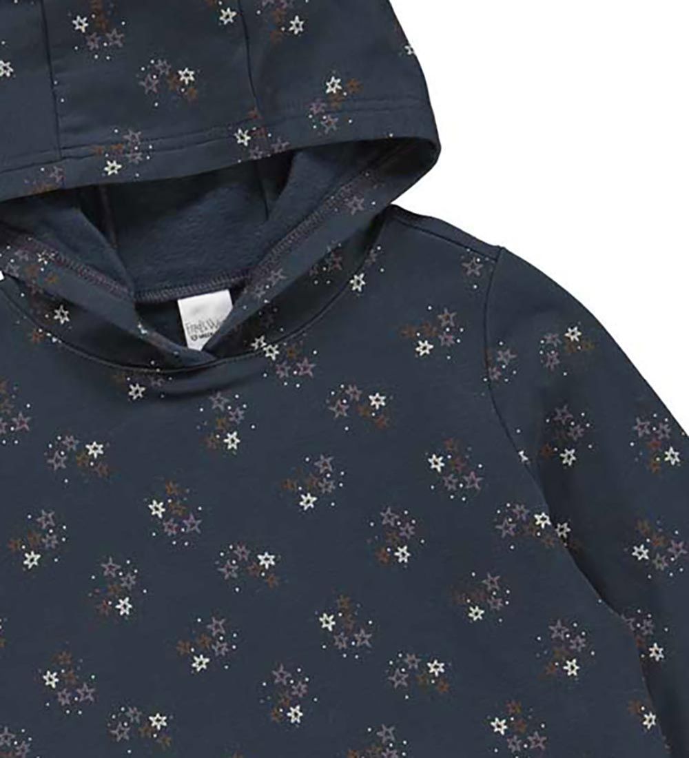 Freds World Sweatkjole - Star - Night Blue m. Print