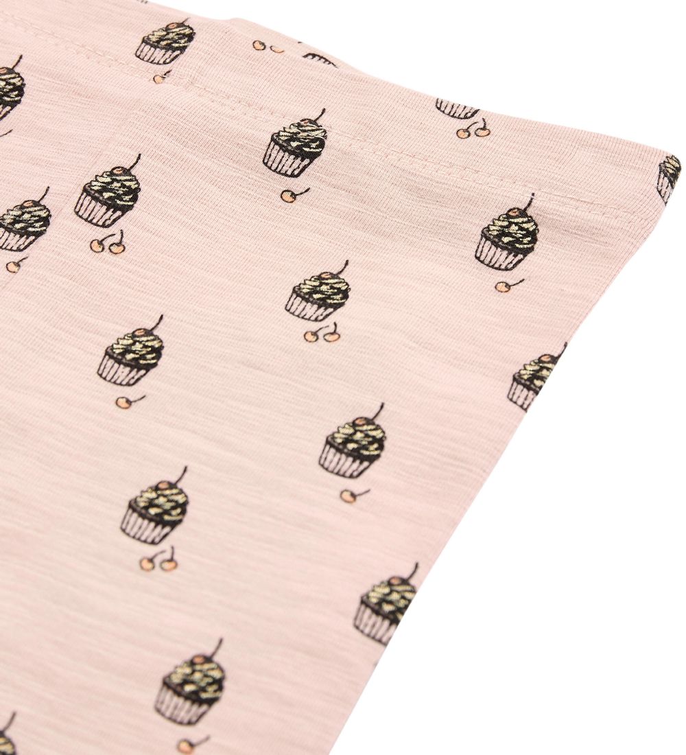 Petit by Sofie Schnoor Leggings - Misty Rose m. Cupcakes