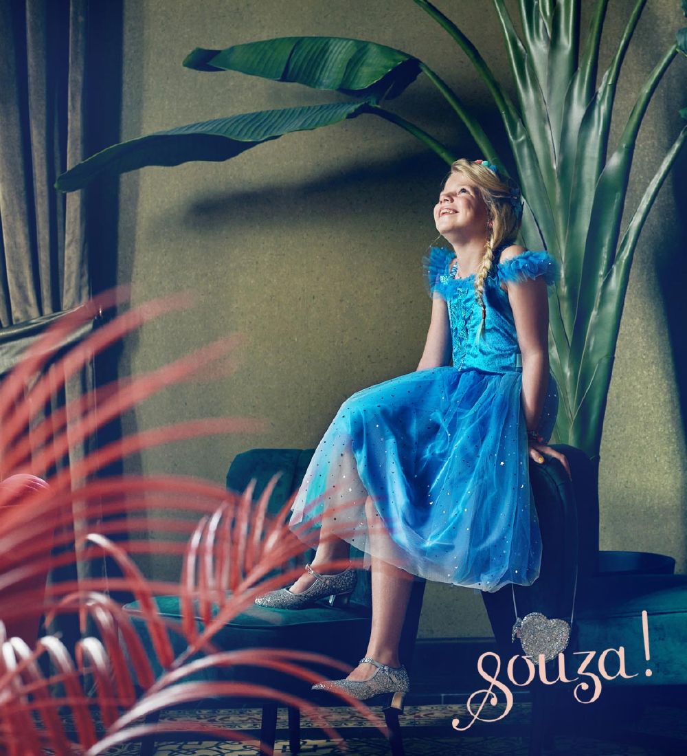 Souza Udklædning - Prinsesse - Marisella - Blå