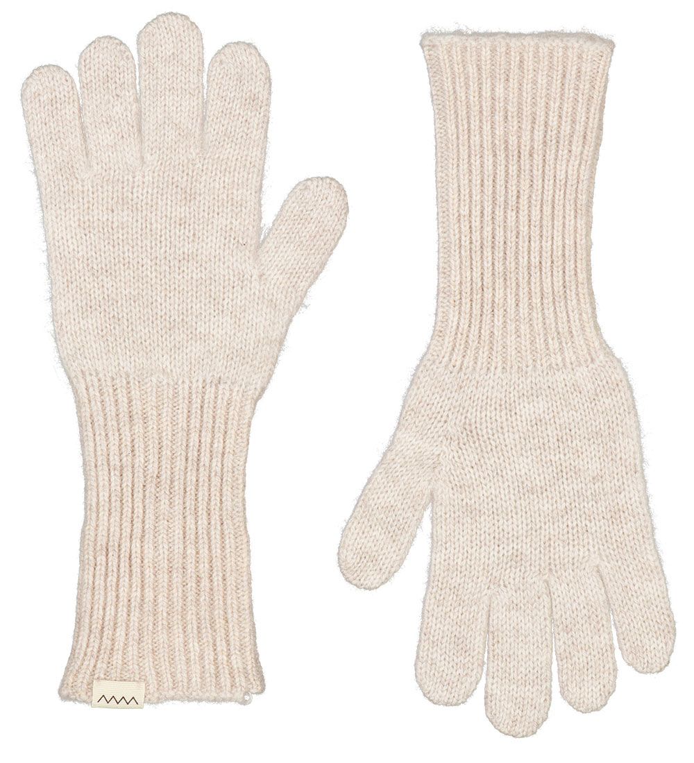 MarMar Handsker - Uld - Aske Long - Llama Melange