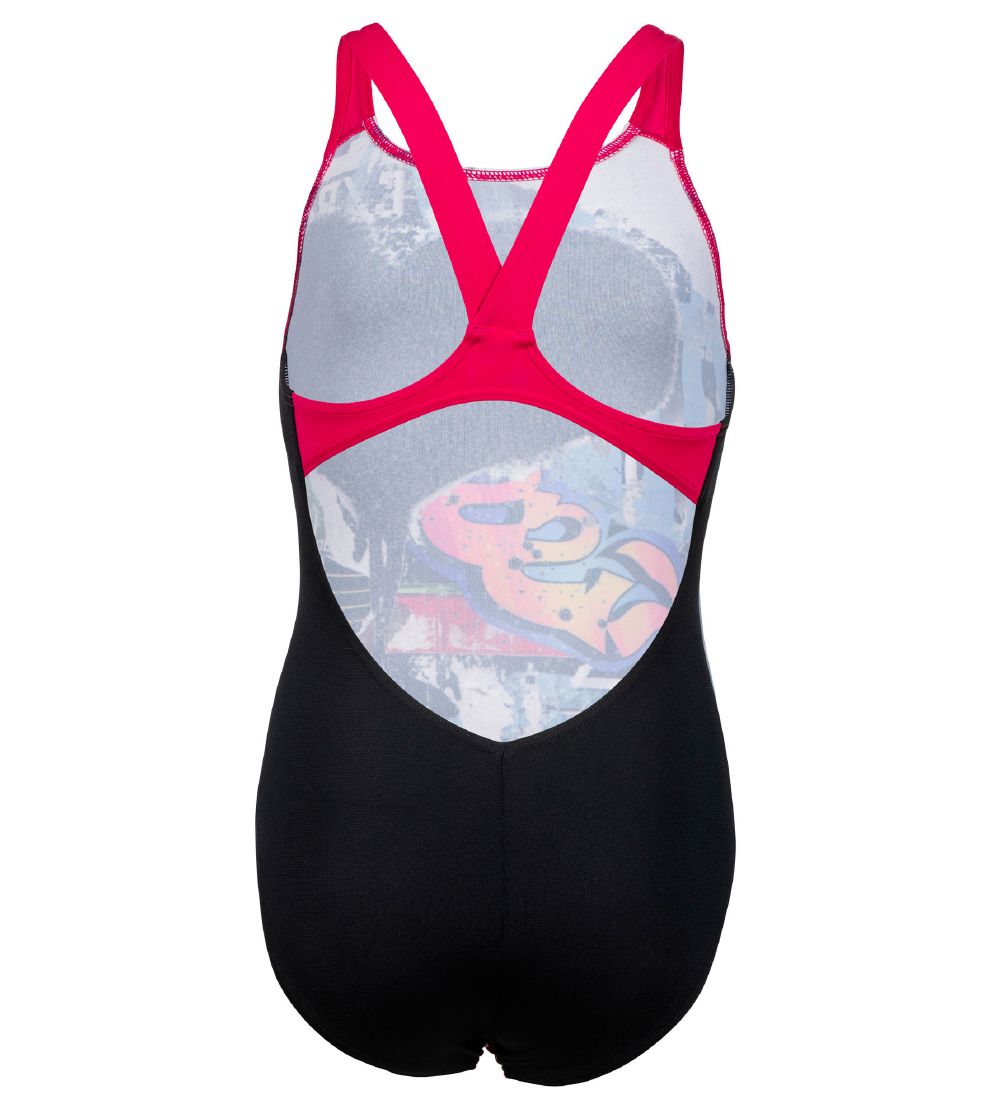 Arena Badedragt - Black/Freak Rose