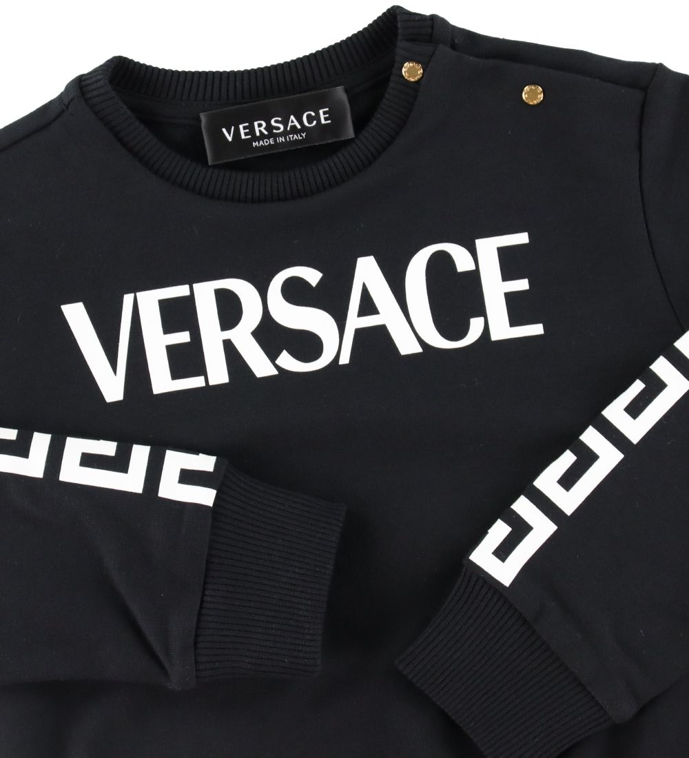 Versace Sweatshirt - Sort m. Hvid