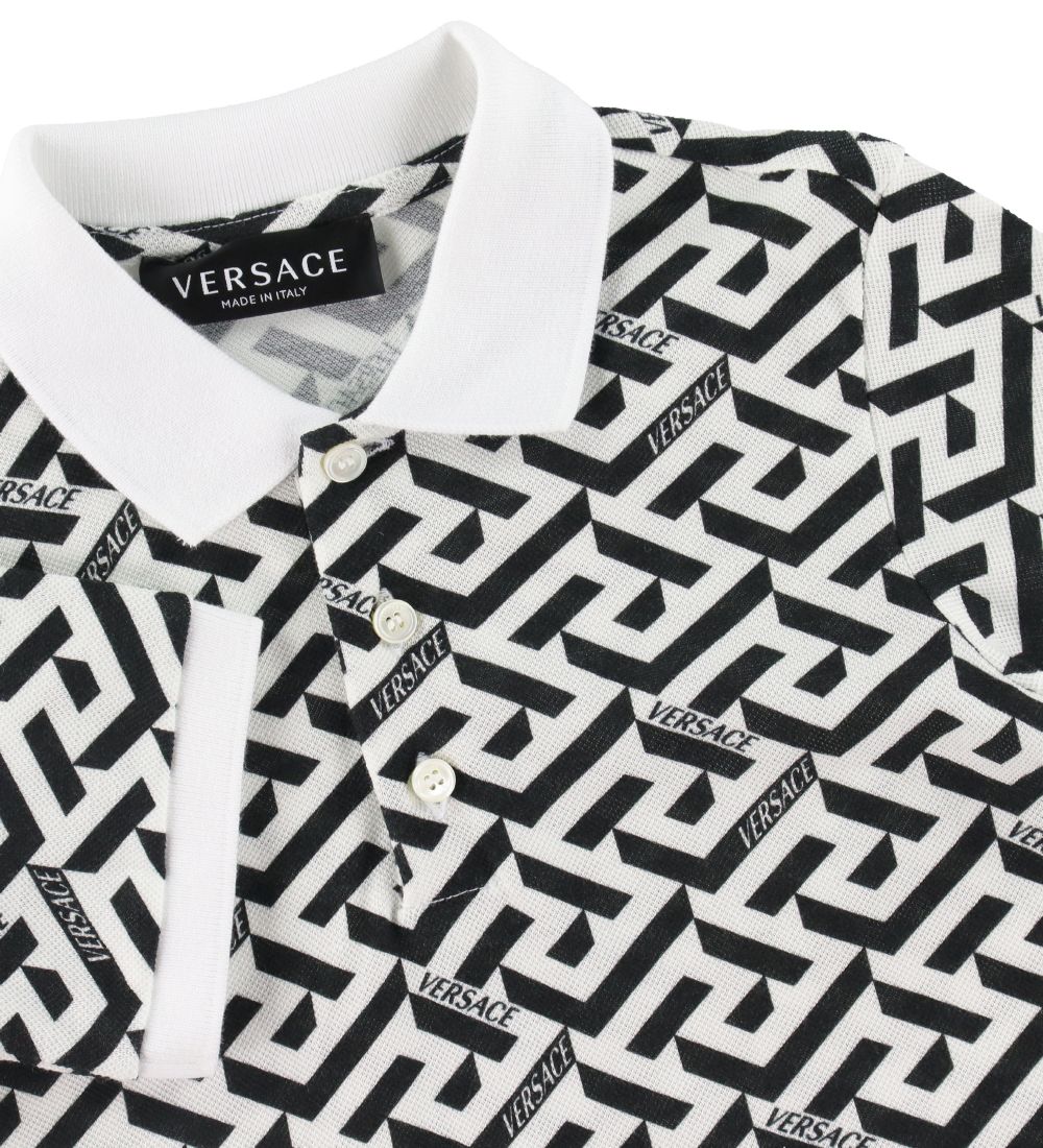 Versace Polo - Sort/Hvid