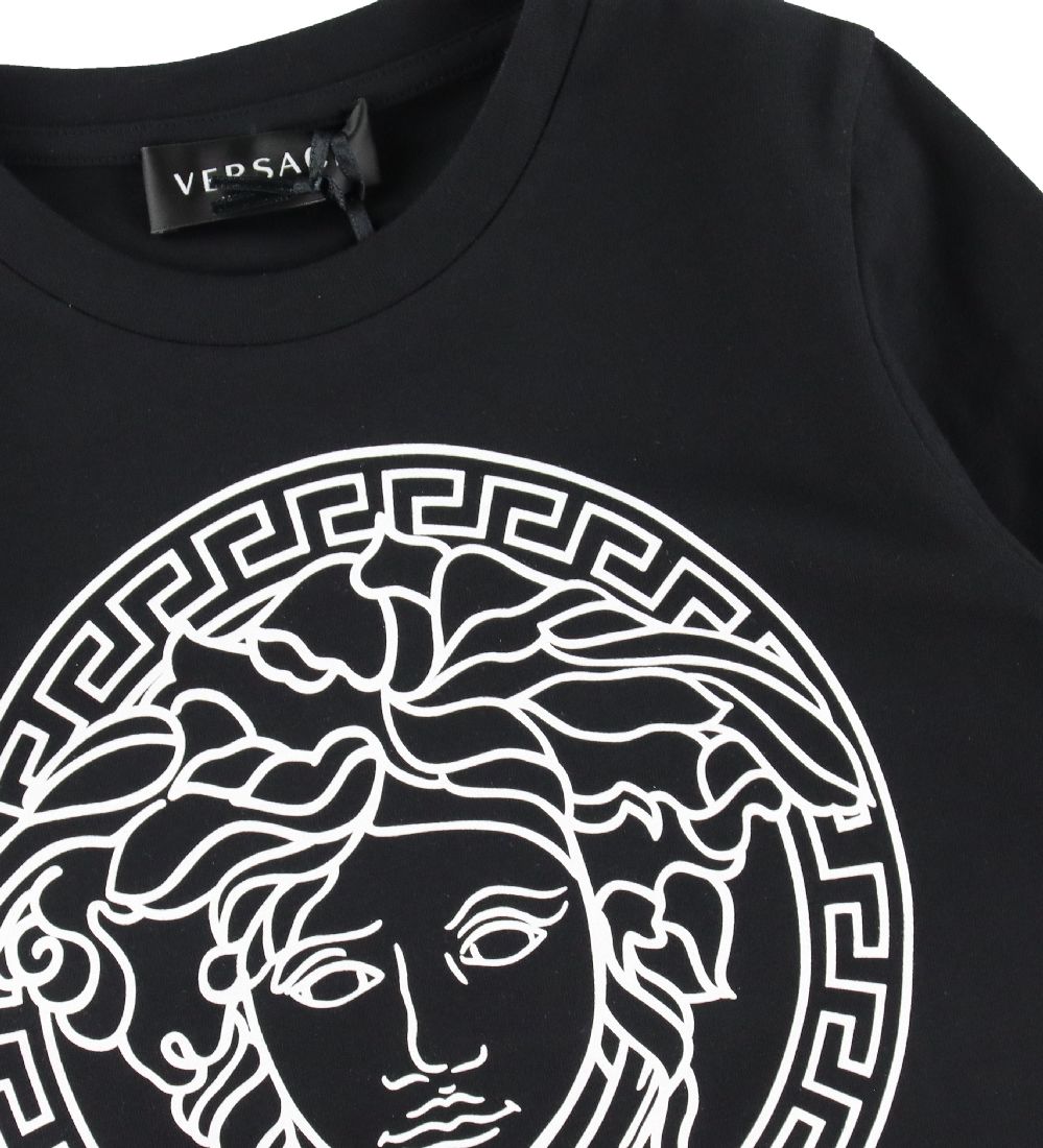 Versace T-shirt - Sort/Hvid m. Logo