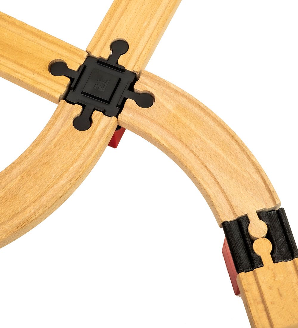 Toy2 Track Connectors - 43 stk. - Basic Connectors + Intersectio