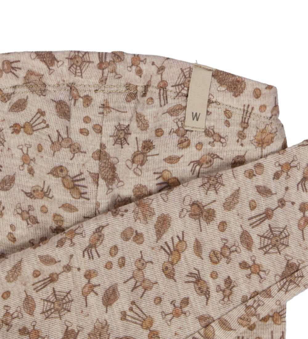 Wheat Leggings - Uld - Beige Chestnut