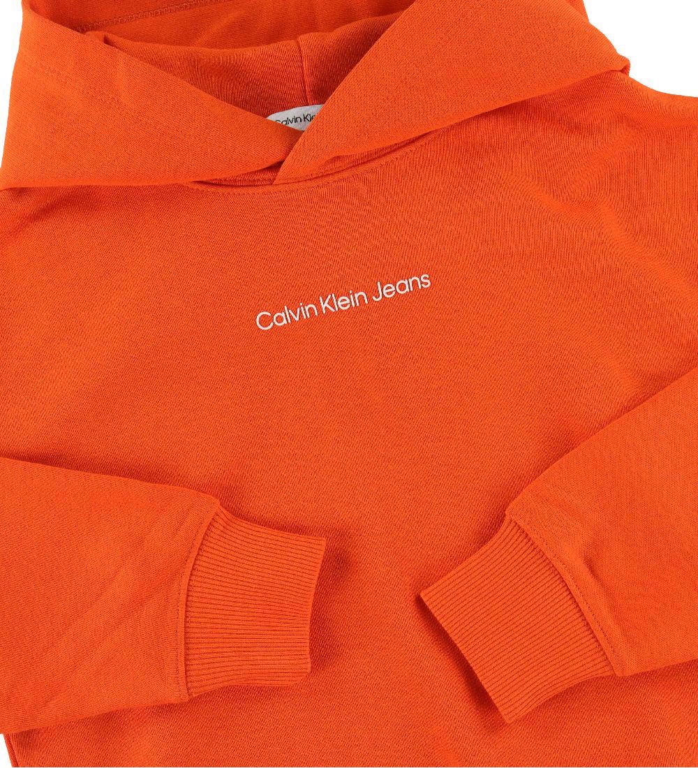 Calvin Klein Httetrje - Logo Boxy - Coral Orange