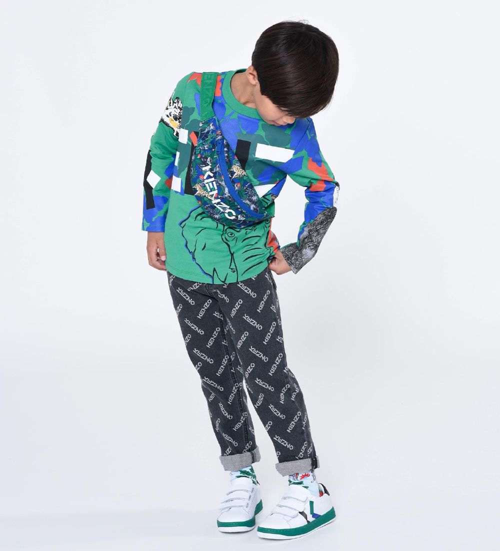 Kenzo Jeans - Mørkegrå m. Logo
