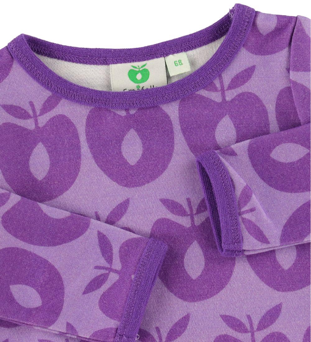 Småfolk Bluse - Uld - Retro Apple - Viola